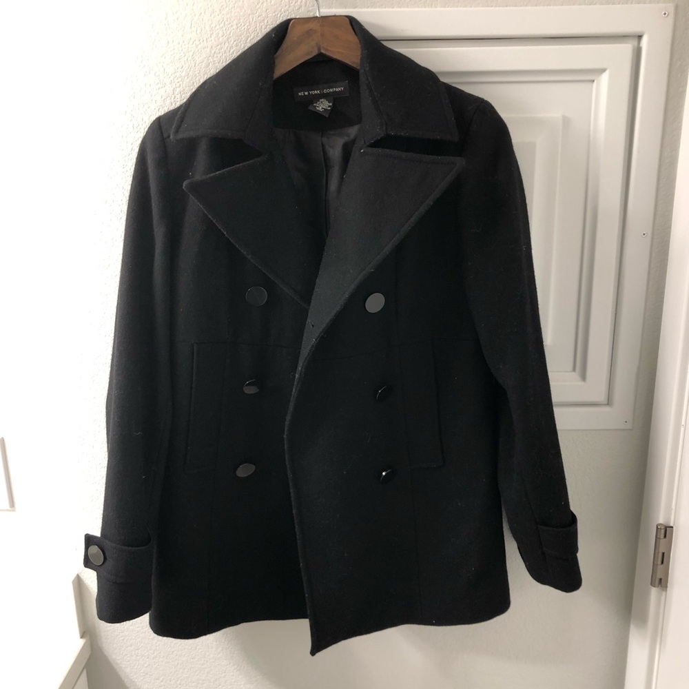 New York and Co. Black Pea Coat